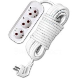Удлинитель 3х3м с заземл. 10А IP20 У10-554 ПВС 3х0.75 UNIVersal 554-03