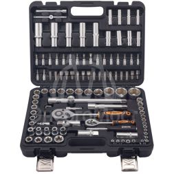 Набор инструментов, 1/2&amp;quot;, 1/4&amp;quot;, в кейсе 108 предм Вихрь