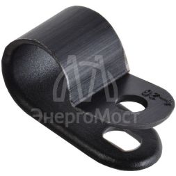 Скоба крепежная 9мм нейлон. черн. (уп.50шт) IEK USK11-09-050-K02