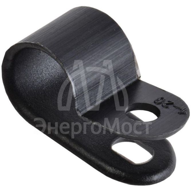 Скоба крепежная 9мм нейлон. черн. (уп.50шт) IEK USK11-09-050-K02