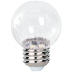 Лампа светодиодная PLED-ECO 3Вт G45 шар 2700К тепл. бел. CLEAR E27 для Белт-лайт Pro JazzWay 5058279