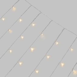 Гирлянда светодиодная занавес 3х2м 264 LED тепл. бел. прозр. ПВХ IP44 эффект мерцания 22 нити 12 LED/нить Neon-Night 235-526