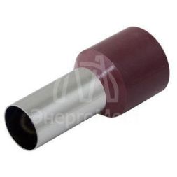 Наконечник штыревой втулочный изолир. (НШВИ F-16мм) 35кв.мм (СЕ350016red) красн. REXANT 08-0834