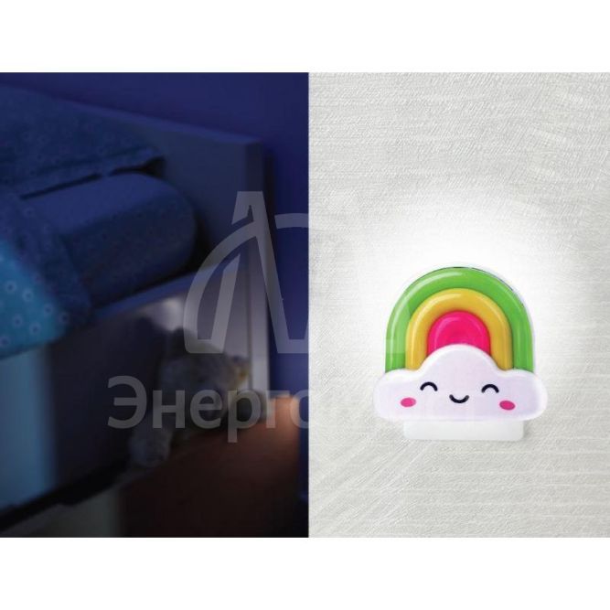 Светильник светодиодный NL-177 &amp;quot;Радуга&amp;quot; ночник с выкл. 220В Camelion 12533