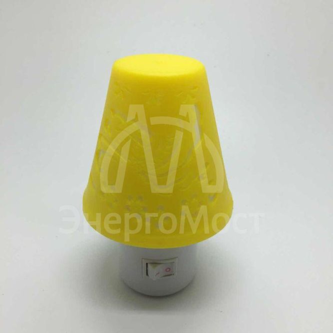 Светильник светодиодный NL-192 &amp;quot;Светильник желтый&amp;quot; 220В ночник с выкл. Camelion 12908