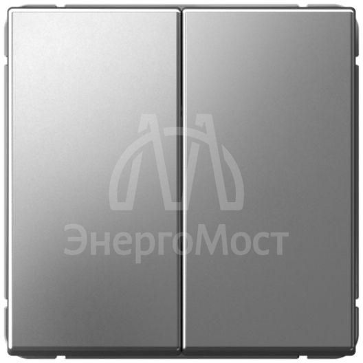 Переключатель 2-кл. ArtGallery (сх. 6/2) 10AX механизм сталь SE GAL000965