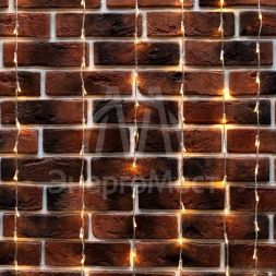 Гирлянда &amp;quot;Светодиодный дождь&amp;quot; 3х2 м эффект водопада прозр. провод 230В диоды теплые бел. 240 LED Neon-Night 235-006