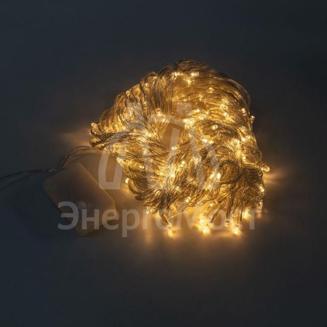 Гирлянда &amp;quot;Светодиодный дождь&amp;quot; 3х2 м эффект водопада прозр. провод 230В диоды теплые бел. 240 LED Neon-Night 235-006