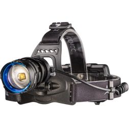 Фонарь налобный аккум. 10Вт Laser LED/Li-ion18650 3х1200мА.ч алюм. КОСМОС (KOC854Lit)