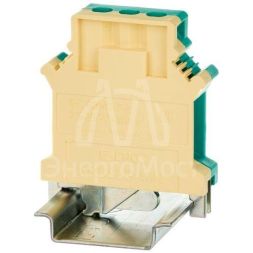 Клемма заземления винтовой зажим 2 точки подключения 16кв.мм DKC KRUSLG-16N