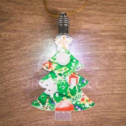 Фигура светодиодная подвесная &amp;quot;Елочка&amp;quot; 9х6см Neon-Night 501-096