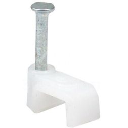 Скоба крепежная квадратная плоская 6мм (уп.50шт) EKF plcn-ss-6