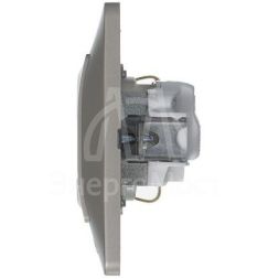 Розетка 1-м СП Glossa 16А IP20 250В с заземл. в сборе платина SchE GSL001242