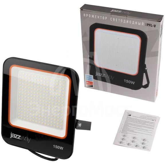 Прожектор светодиодный PFL-V 150Вт 6500К IP65 JazzWay 5039773