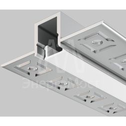 Профиль алюминиевый скрытого монтажа 53х13 Maytoni ALM-5313A-S-2M