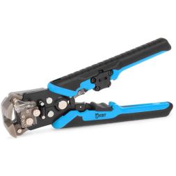 Стриппер автоматический с окном для сброса изоляции функцией продольной разделки проводов и модулем резки "CutPro" КВТ 89424