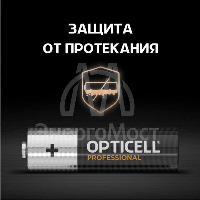 Элемент питания алкалиновый AA/LR6 (блист. 4шт) Professional Opticell 5052001
