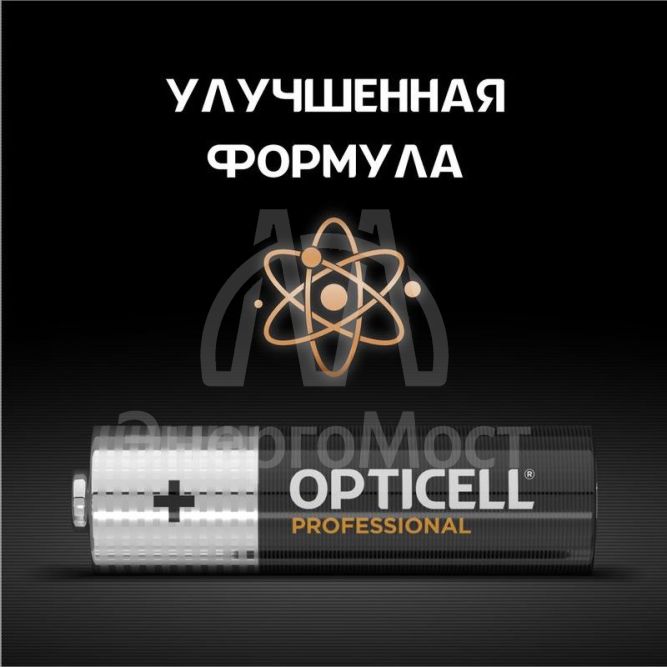 Элемент питания алкалиновый AA/LR6 (блист. 4шт) Professional Opticell 5052001