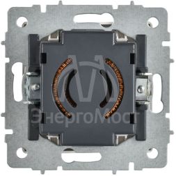 Светорегулятор поворотно-нажимной СП BRITE СС10-1-0-БрАБ 600Вт механизм арктич. бел. IEK BR-D20-0600-K91