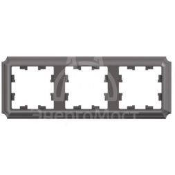 Рамка 3-пост. AtlasDesign Antique универс. мокко SE ATN100603