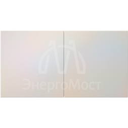 Розетка 2-м СП AtlasDesign 16А IP20 с заземл. защ. шторки со сдвижн. крышкой в сборе жемчуж. SE ATN000428