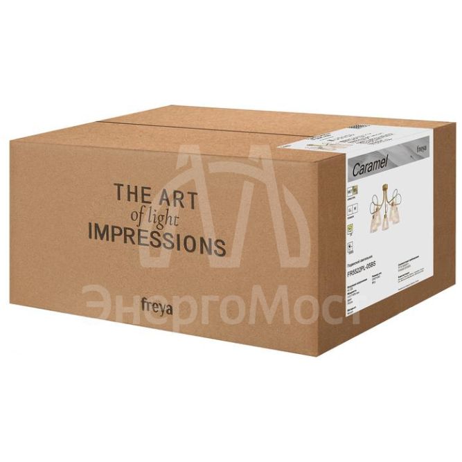 Светильник Caramel 5х60Вт E27 IP20 подвесной Freya FR5522PL-05BS