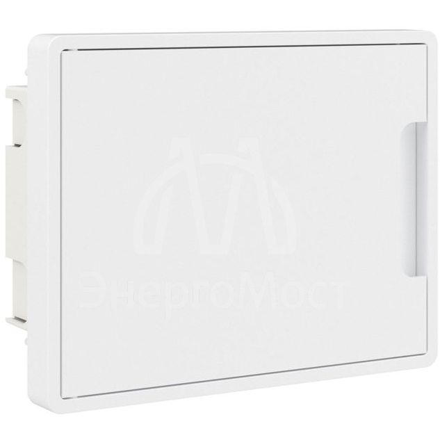 Щиток встраиваемый FRAME 8мод. с бел. дверцей с 2 шинами PEN на 6 и 8 отверст. бел. DKC F08B1WW