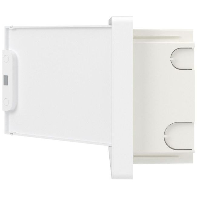 Щиток встраиваемый FRAME 8мод. с бел. дверцей с 2 шинами PEN на 6 и 8 отверст. бел. DKC F08B1WW