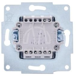 Механизм выключателя3-кл. СП VESNA бел. LEZARD 742-0288-109