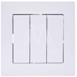 Механизм выключателя3-кл. СП VESNA бел. LEZARD 742-0288-109