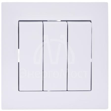 Механизм выключателя3-кл. СП VESNA бел. LEZARD 742-0288-109