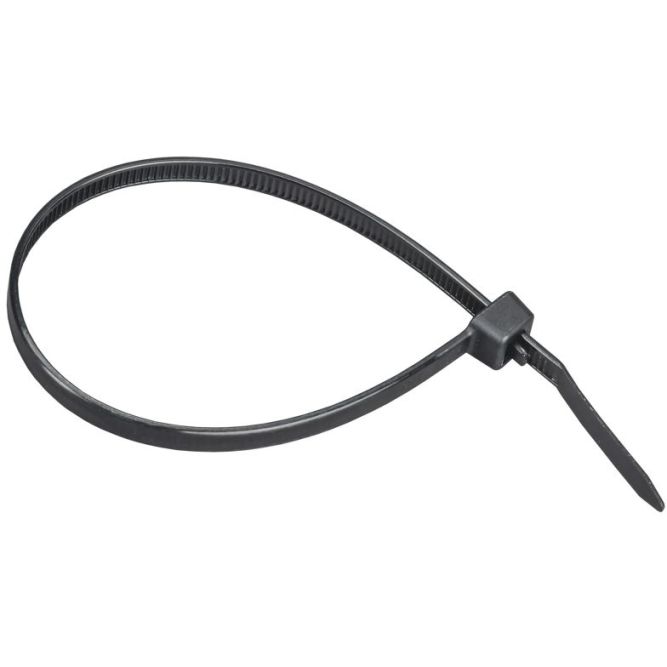Хомут 4.8х200мм P6.6 съемный черн. (уп.100шт) IEK UHH13-D048-200-100-K02