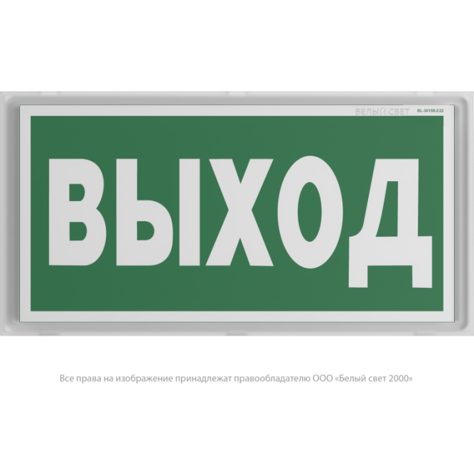 Указатель световой BS-KONTUR-10-S1-ELON LED централиз. электропитания Белый свет a17026