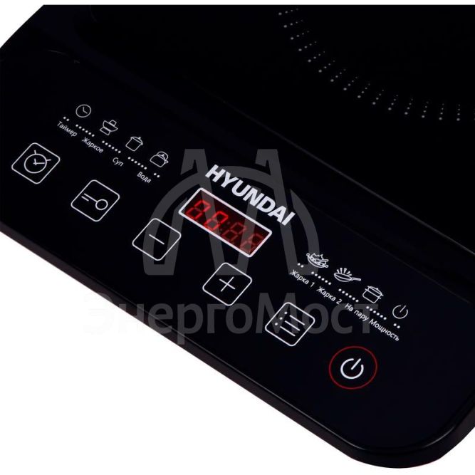Плита индукционная HYC-0106 (настольная) черн. стеклокерамика HYUNDAI 1422208