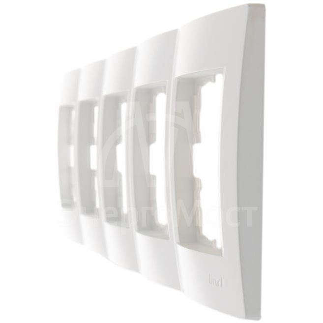 Рамка 5-м Karina горизонт. жемчуж./бел. перламутр LEZARD 707-3000-150