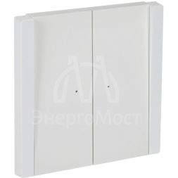 Выключатель 2-кл. СП FORTE&amp;amp;PIANO 10А FP206 с индикацией бел. IEK FP-V20-1-10-1-K01