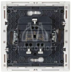 Выключатель 2-кл. СП FORTE&amp;amp;PIANO 10А FP206 с индикацией бел. IEK FP-V20-1-10-1-K01