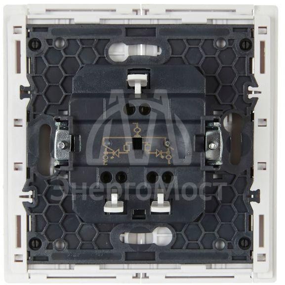 Выключатель 2-кл. СП FORTE&amp;amp;PIANO 10А FP206 с индикацией бел. IEK FP-V20-1-10-1-K01