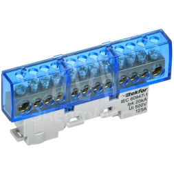 Шина нулевая N изол. на универс. держ. 8х12-12-С TEKFOR IEK TF-NN20-12-KL-K07