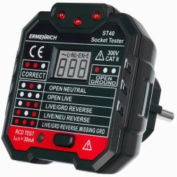 Тестер розеток Zing ST40 Ermenrich 82963