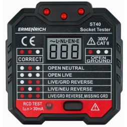 Тестер розеток Zing ST40 Ermenrich 82963