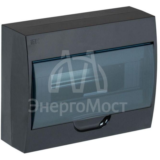 Корпус модульный пластиковый ЩРН-П-12 Krepta 3 IP41 навесной черн. IEK MKP12-N-12-41-K02