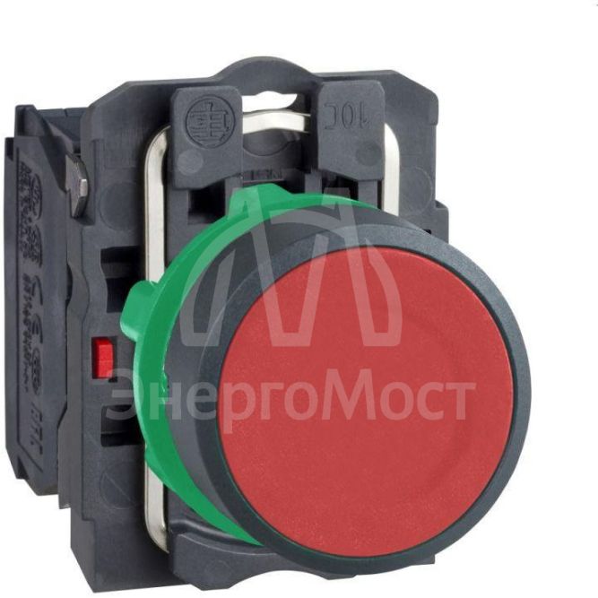 Кнопка без фикс. 1НЗ без подсветки красн. SchE XB5AA42