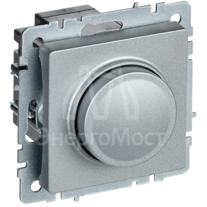 Светорегулятор СП BRITE пов-наж. 600Вт СС10-1-0-БрА алюм. IEK BR-D20-0600-K47