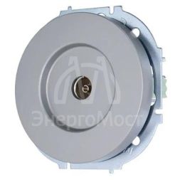 Розетка телевизионная оконечная СП OSEN механизм сер. матов. LEZARD 743-7488-130