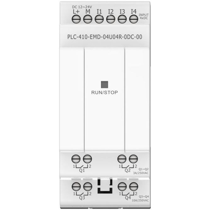 Модуль входов выходов ПЛК 410 4 UI (0-10В/DI) 4 RO 24В DC ONI PLC-410-EMD-04U04R-0DC-00