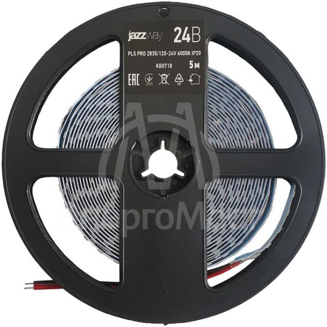 Лента светодиодная PLS PRO 2835/120-24В 3000К IP20 (уп.5м) Pro JazzWay 5015678