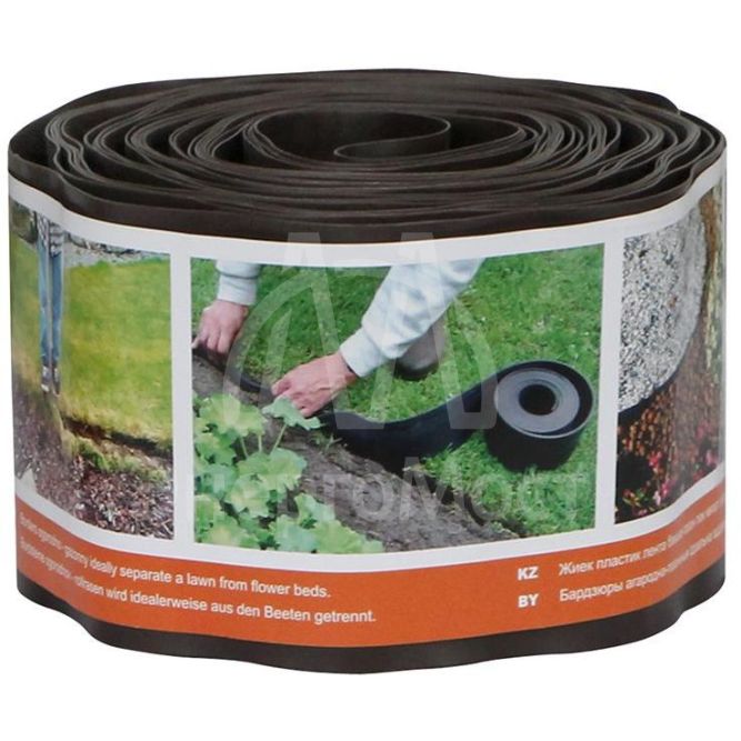 Лента бордюрная серии &amp;quot;Палисад&amp;quot; корич. Протэкт Б-10/9