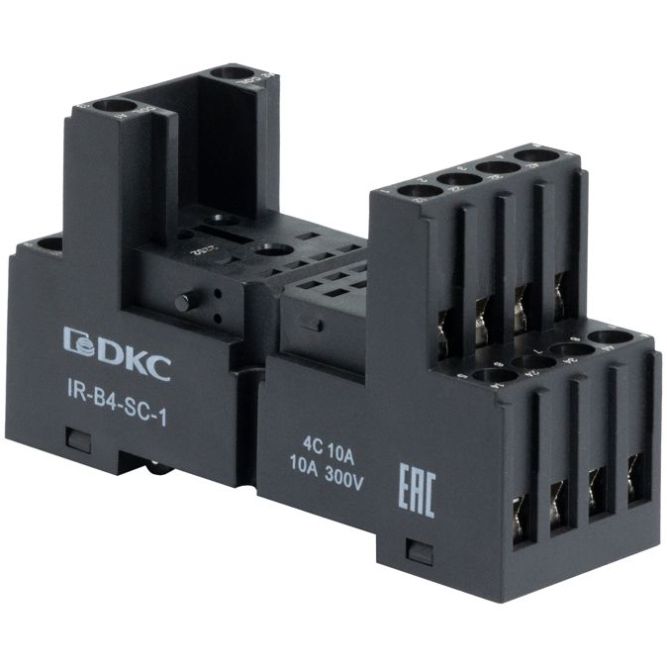 Элемент базовый пассивный для установки одиночных реле до 230В АС/DC DKC IR-B4-SC-1