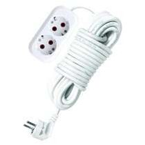 Удлинитель 2х10м с заземл. 10А IP20 У10-553 ПВС 3х1 UNIVersal 553-10